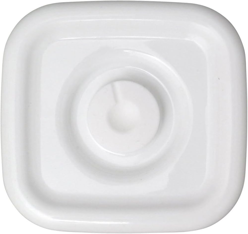 

Nodahoro Enamel Storage Container, Lid Only, Airtight Lid for Square Small Size, White Series, Made in Japan, MFS-S