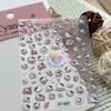 Dreamy Waterproof Hello Kitty Nail Art Stickers - Cute Cat Adhesive Design