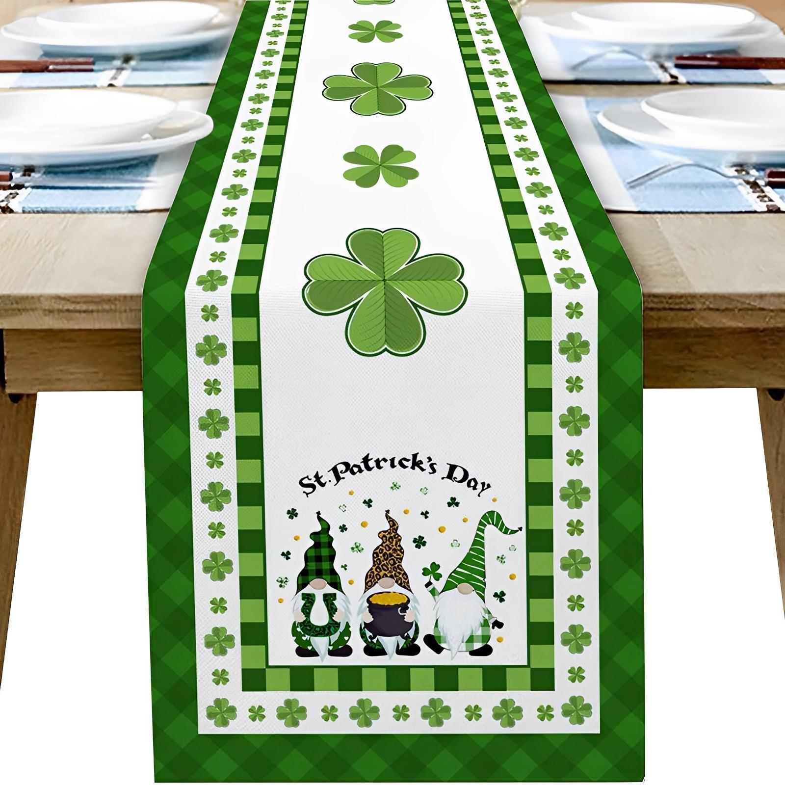 

Festival Atmosphere Pattern Table Merry Tablecloth Holiday Table Decorations
