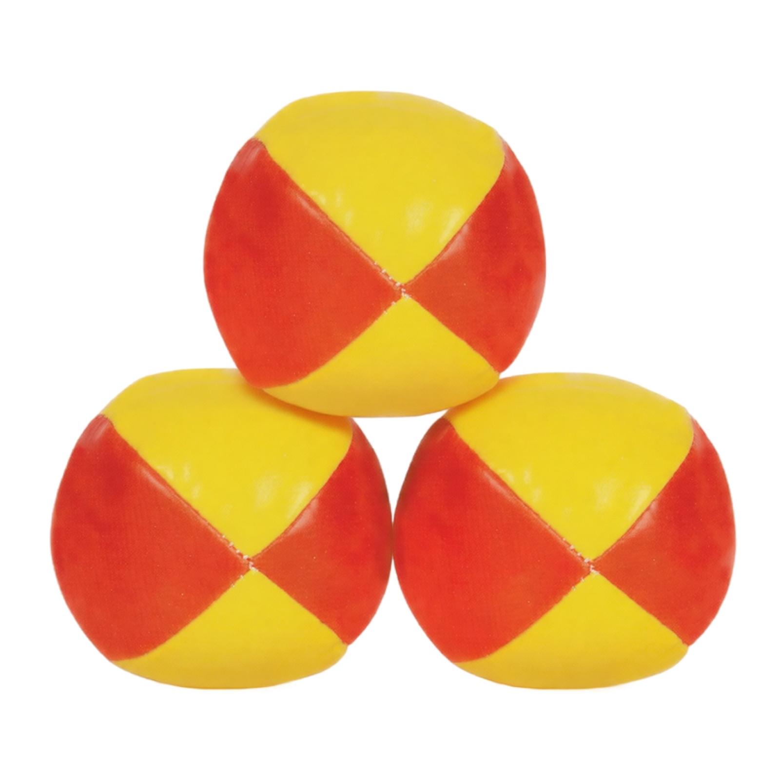 

Set of 3 Soft Fabric Juggling Balls Durable Lightweight Bean Bag Style for Circus Performance and Skill Development One Size оранжевый