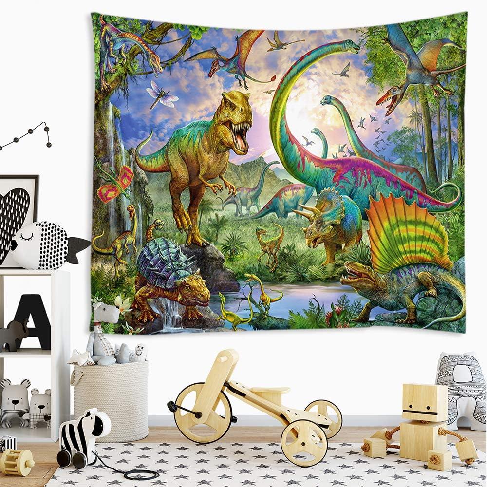 Sevendec Tapestry Dinosaur Wall Wild 75x100 чёрный