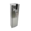 Beer Column - ICH-ZAPFE.DE - 1-line Model - Stainless Steel - Gray Color - Height 40 Cm