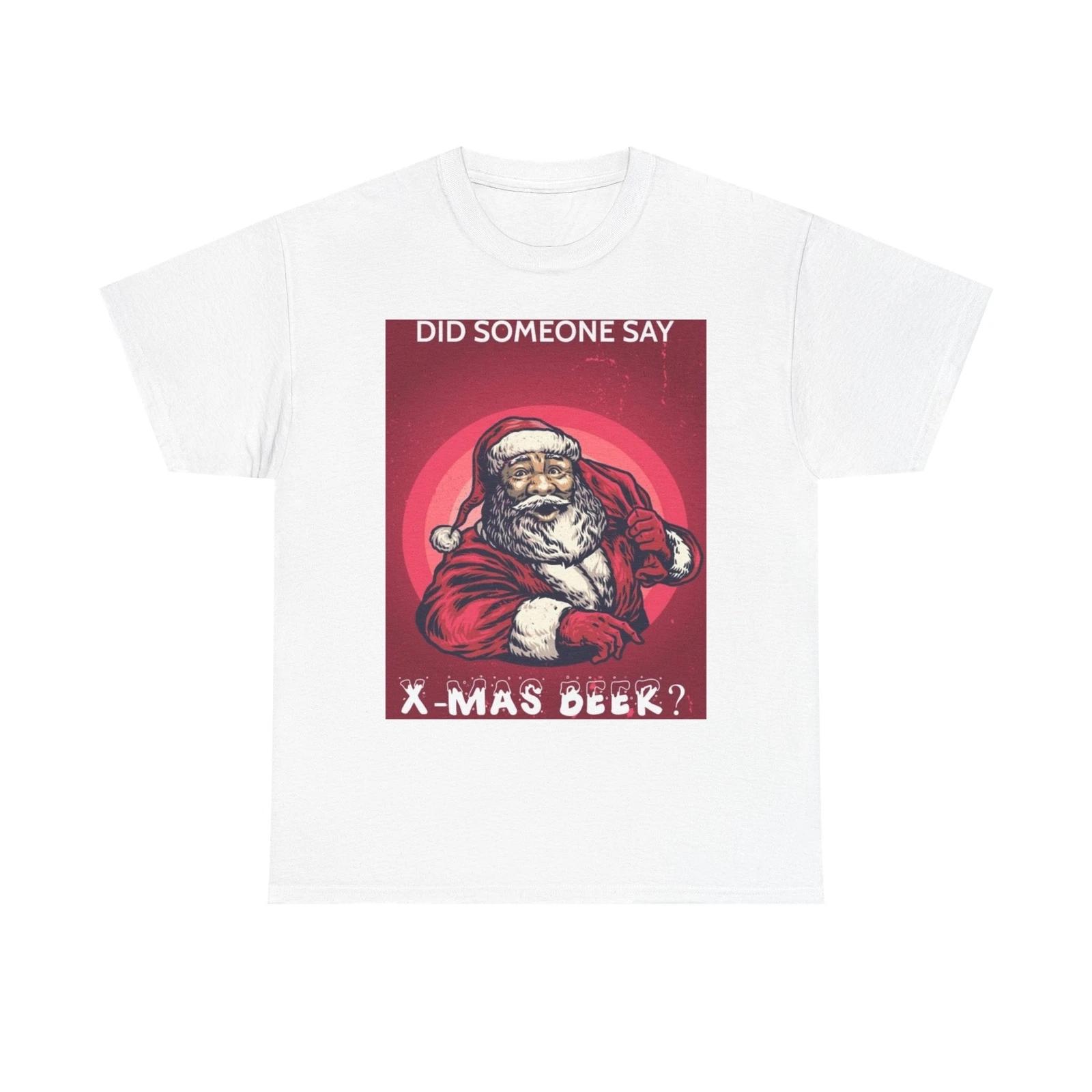 Men s and Women s T-shirts Xmas Beers M