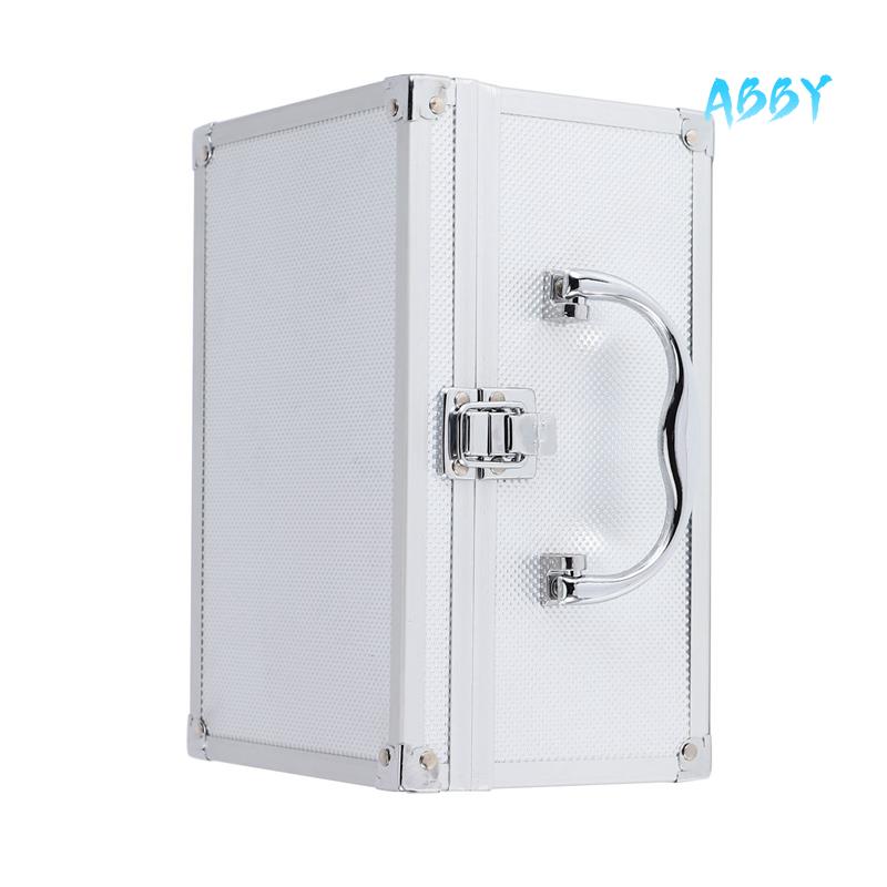 ABBY-Aluminum Alloy Tool Box Portable Safety Equipment Instrument Case Display Case Suitcase Hardware Tool Case 230X150x125mm