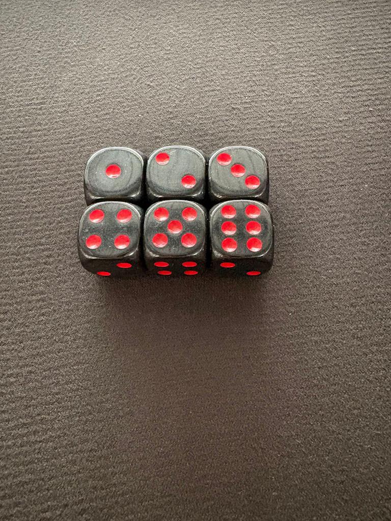 16mm Solid Color Rounded Corner Acrylic Dice - Board Game & RPG Accessory
