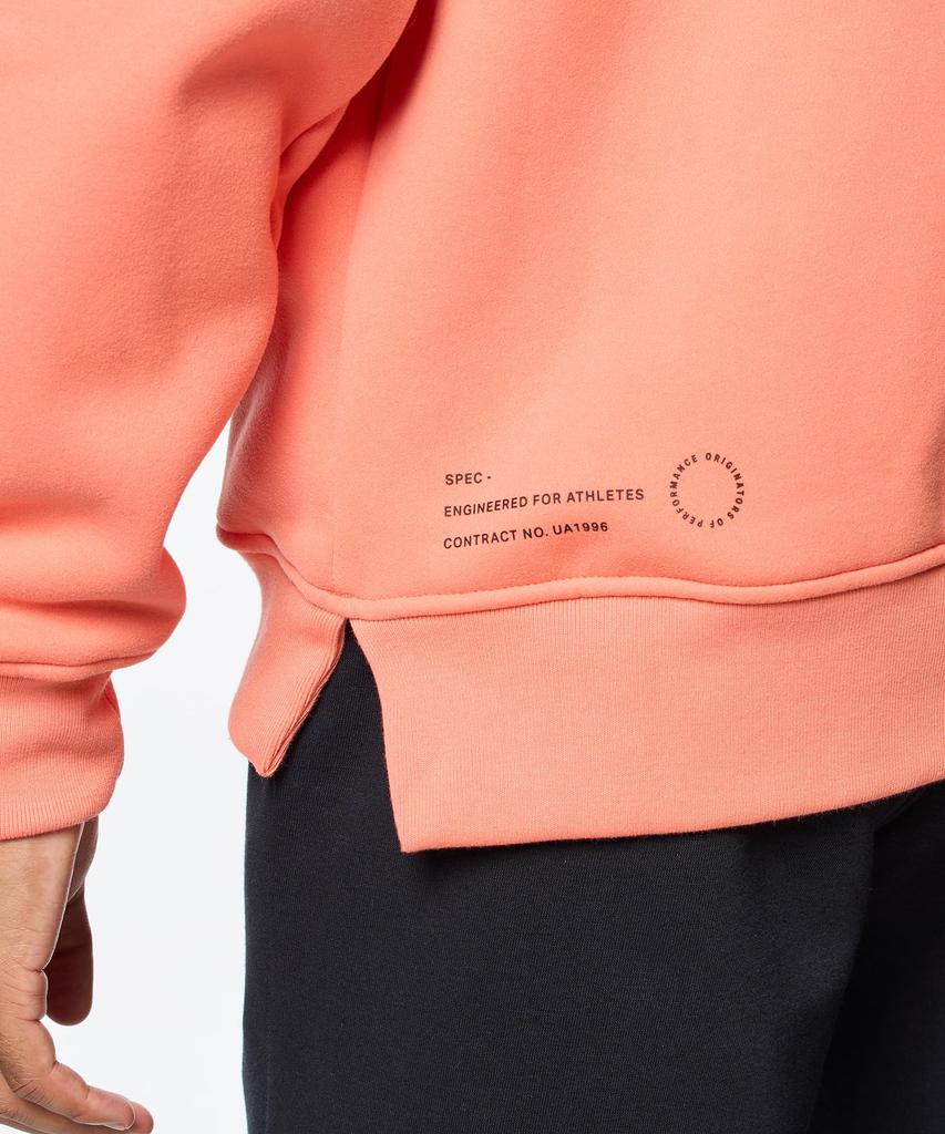 Under Armour UA DNA FLEECE PO HOODIE Coral Dust XL