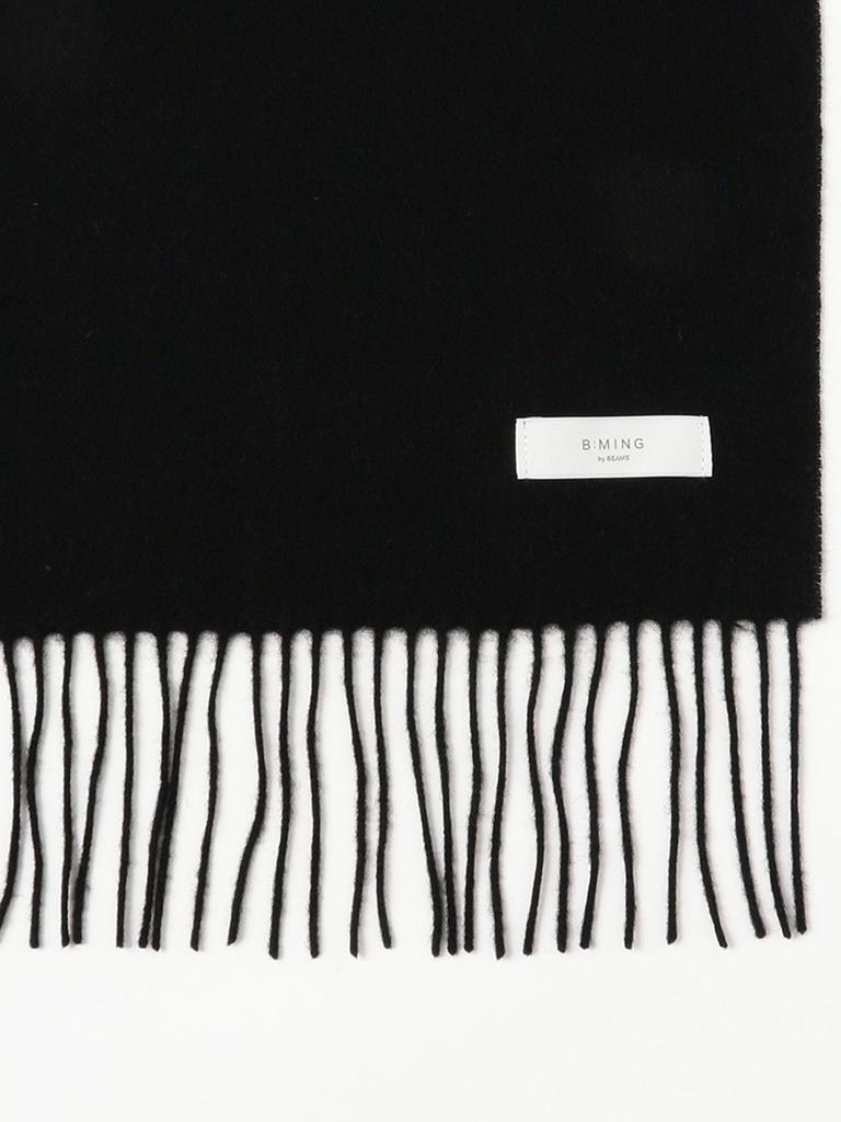 BEAMS Life Store av Beams Herrens Enfärgade Ullhalsduk, Svart/En Storlek