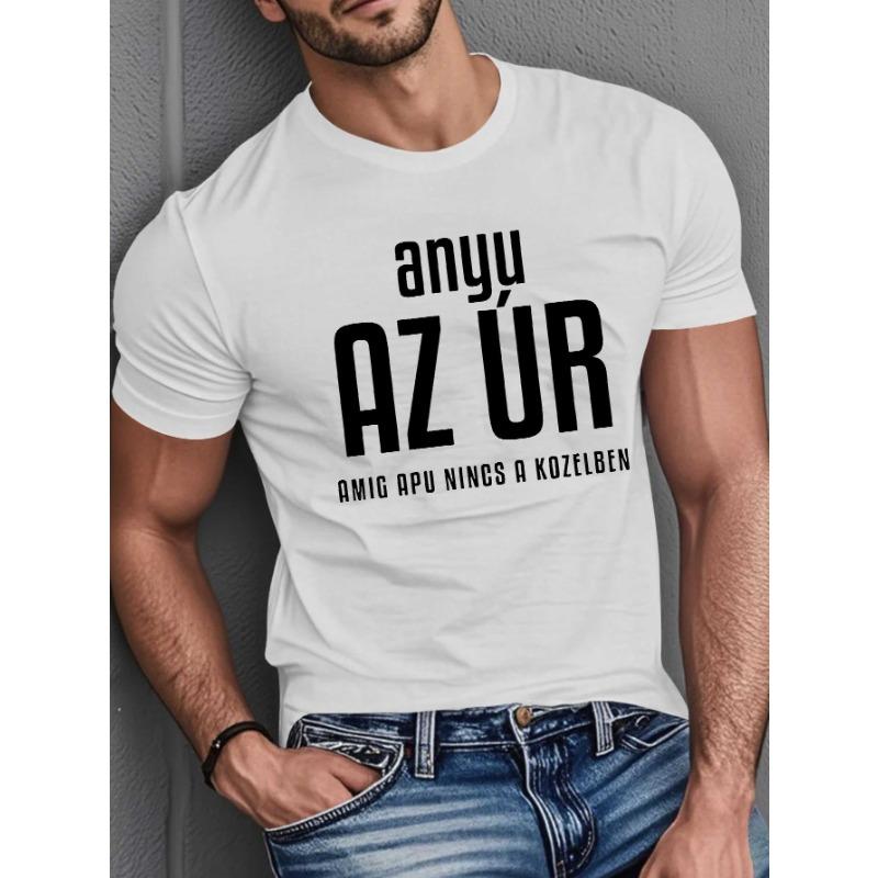 

European sizes Interesting Hungarian Men s Short Sleeve T-shirt Summer T-shirt Top 4XL