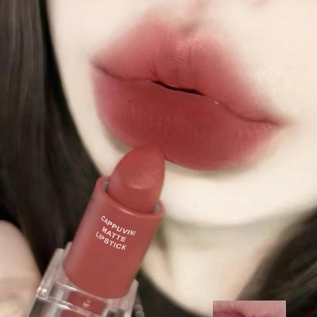 6 Colors Matte Lipstick Waterproof Velvet Lipstick Sexy Red Brown Nude Pigments Long Lasting Lip Gloss Lip Makeup