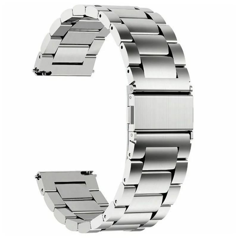 Steel Watch Strap 18mm 20mm 22mm Watch Band Fitbit Strap/Stainless Watch Metal Strap Quick Release Replacement For Samsung Fossi