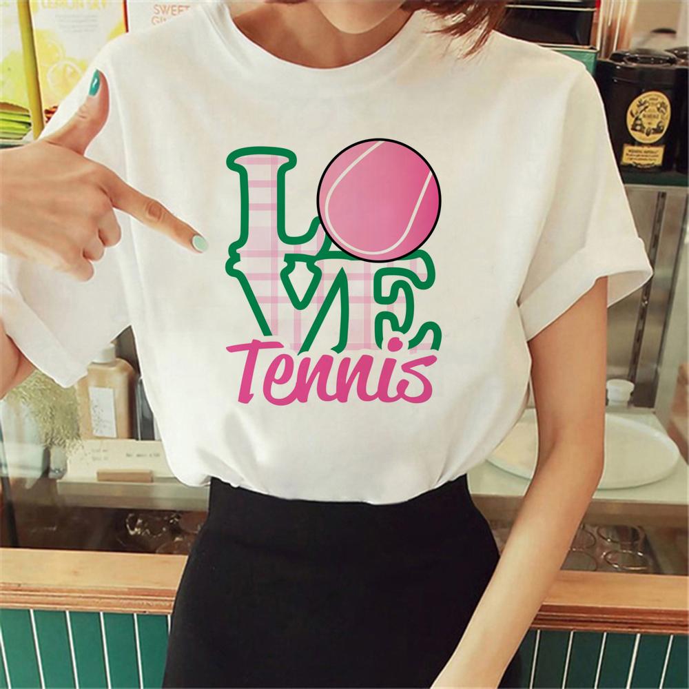 Tennis T-shirts Women Summer T Shirt Girl Japanese Y2k Harajuku Clothes