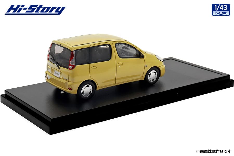 Interallied Hi Story Toyota FunCargo X Gelb-Metallic Lackiertes Modell HS527YE 1/43 (1999)
