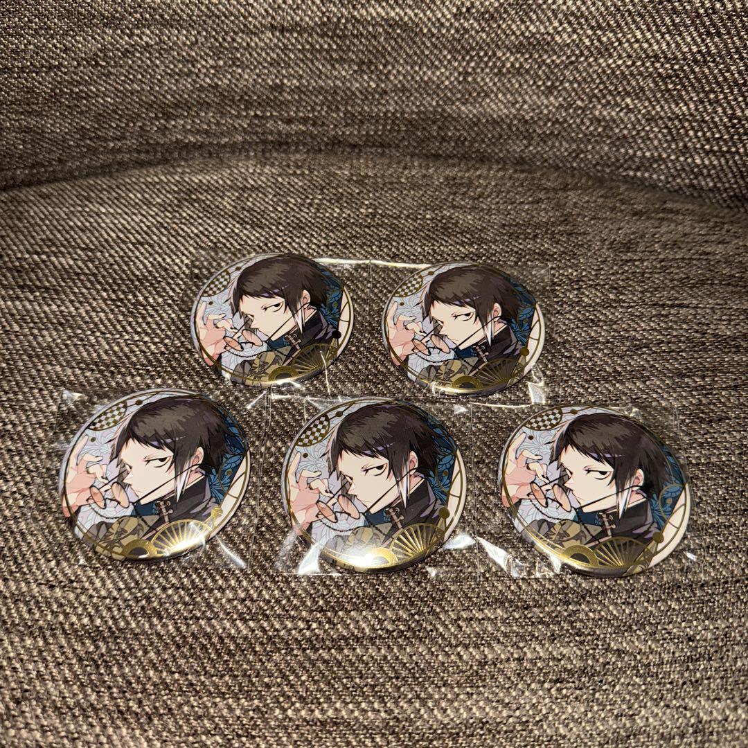 

[USED] Bungo Stray Dogs Harukawa 35 Art Collection Gamers Foil-Stamped Can Badge Akutagawa Ryunosuke 5 Pieces