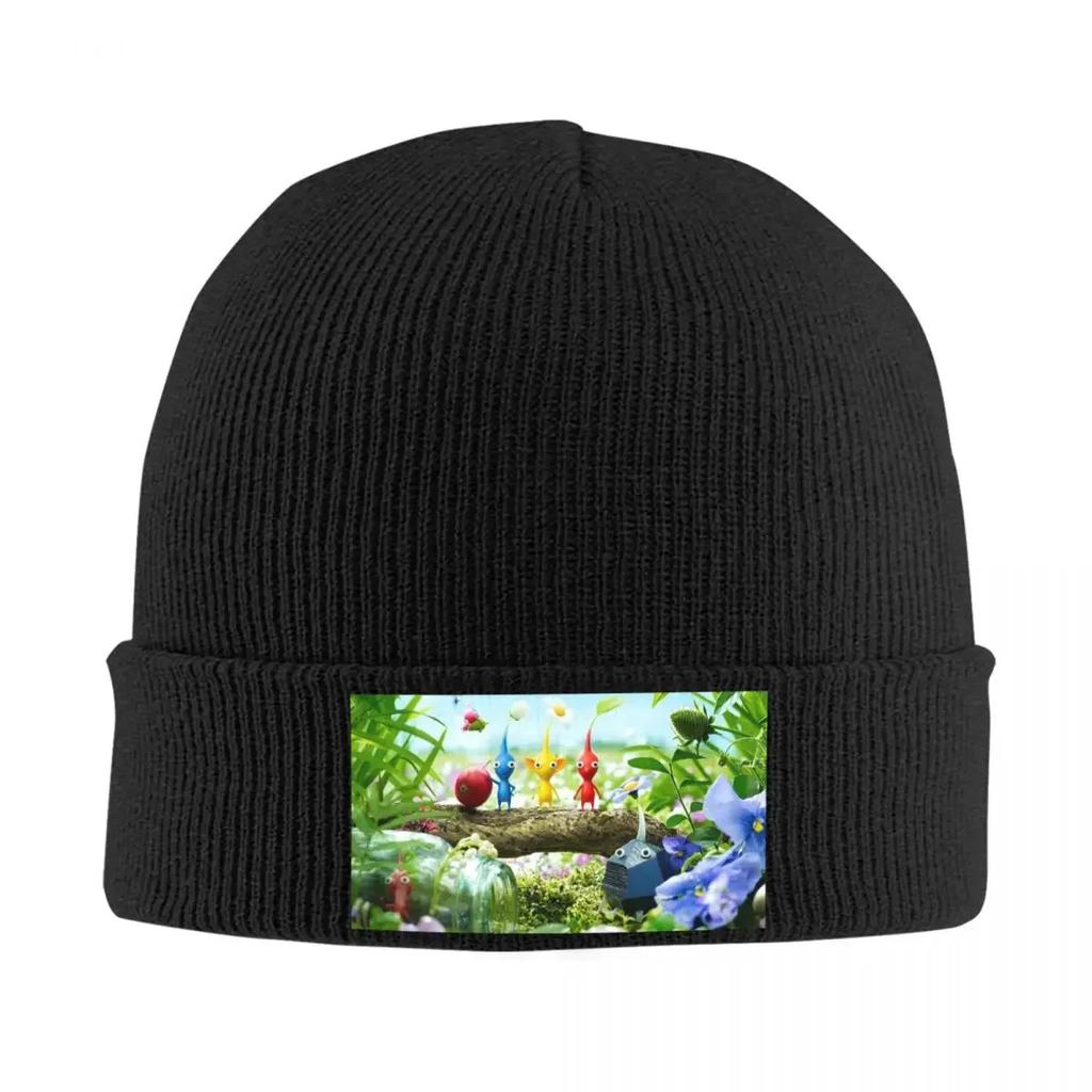 Pikmin 4 Warm Knitted Cap Fashion Bonnet Hat Autumn Winter Outdoor Beanies Hats for Unisex Women Adult