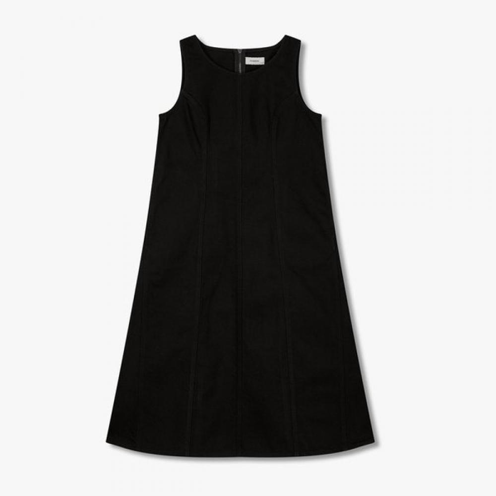 Studio Tomboy Denim Slim Sleeveless Dress  9106241203ct blacks/OS