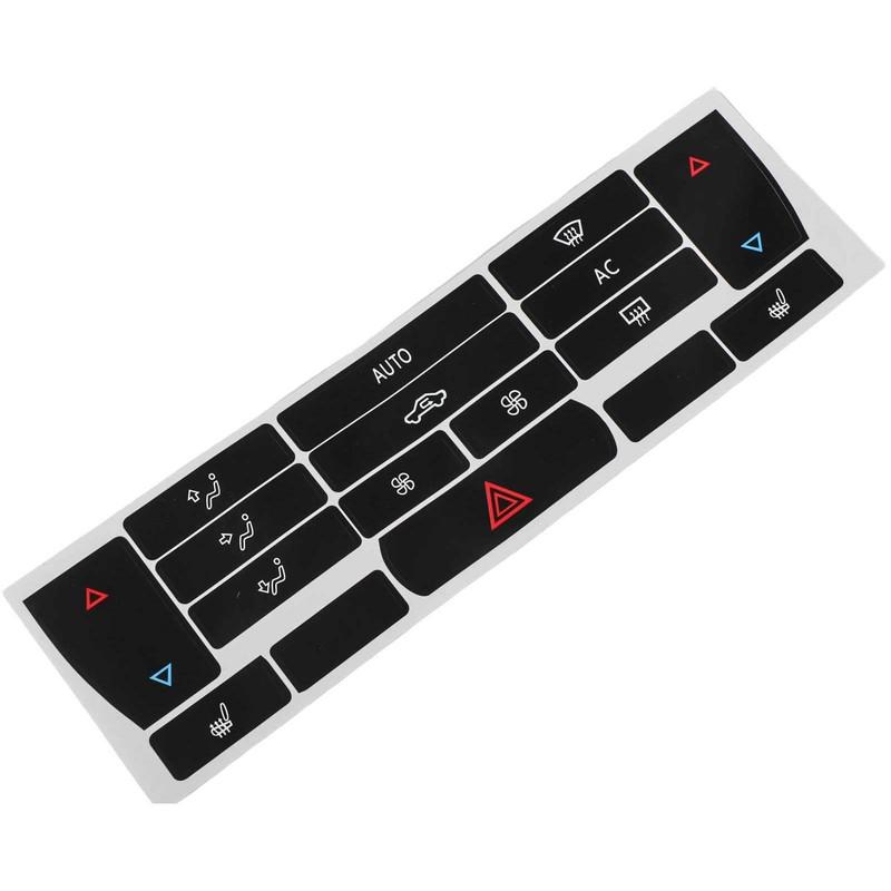 CarAir Condition AC Climate Control Button Repair Stickers For SAAB 9-3 2003-07 Decals Styling DecorswwwInteriorwwwAccessories