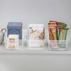 Medium Clear Plastic Storage Trays Set of 3 Modular Organizer Bins Home Office Kitchen Bathroom Drawer