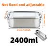 Packed bento lunch box adults, Camping lunchbox Food taper tupper airtight meal prep Side dish Sealed container Packed lunch