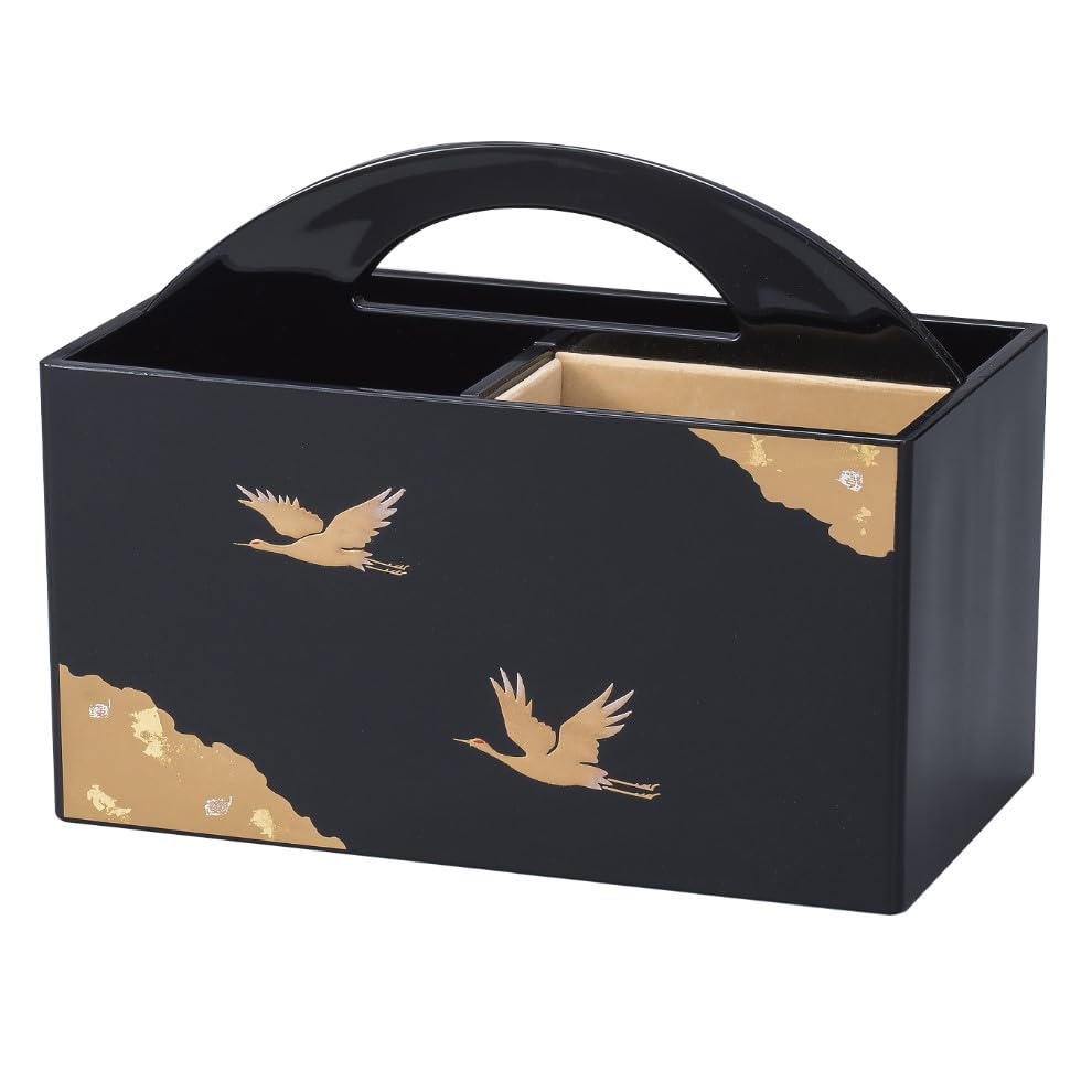 

Maeju Lacquerware Remote Control Shiny Box, Black, 6V-330