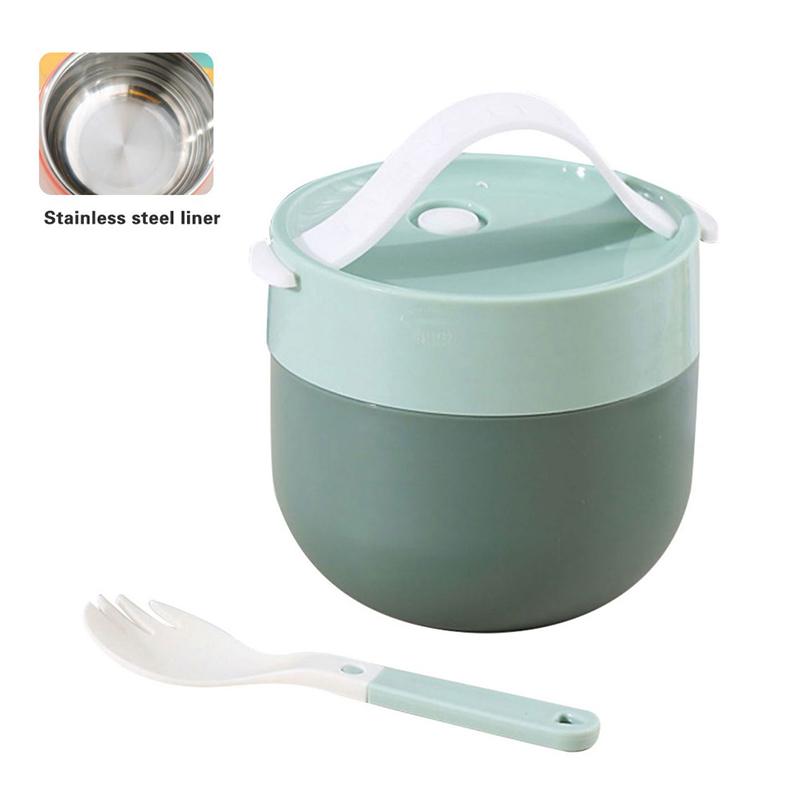 Portable Stainless Steel Soup Cup Lunch Box Food Containers Shape Vacuum Flasks