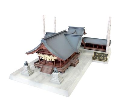PM Office A Scale Plastic Model Suwa Taisha Shimosha the Ichinomiya Shrine of Shinano Province 1/150 Kit Shrine, Akimiya,