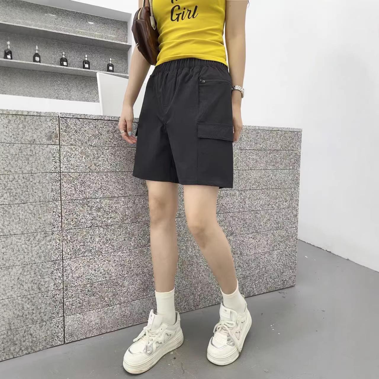2026 Women s Multi-Pocket Workwear Casual Shorts - Five-Point Summer Outerwear Large белый