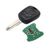 Peugeot 206 2-Button Remote Key with 433MHz Frequency and 7961 Chip