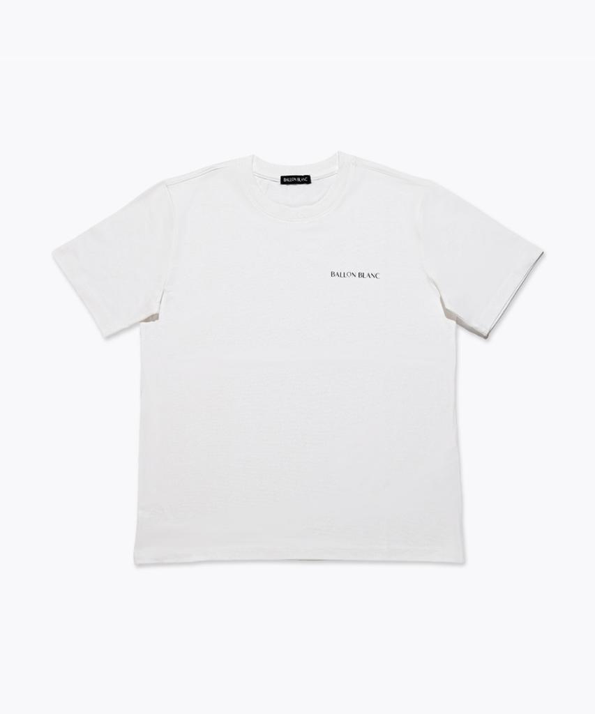 Ballongbeullanglaipeu Basic Round Tee - White