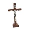 With Stand Wood Crucifix Catholic Prayer Catholic Jesus Cross Religious Charm Wooden Vintage Religious Decoration