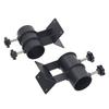 2 Pcs Patio Umbrella Side Holder Steel Parasol Umbrella Clamp Mount Fixed Clip Base for Deck