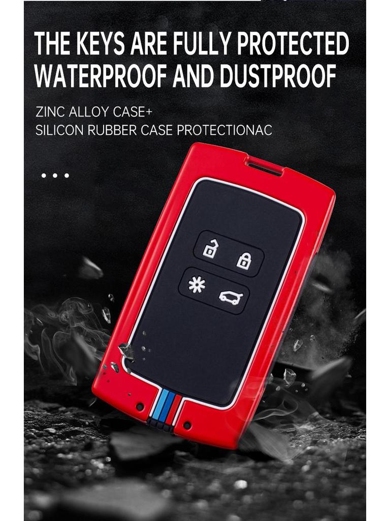 Renault Key Cover for Koleos, Captur, Fluence, Scenic, Latitude, and Megane - Remote Control Card Shell.