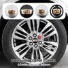 4 Stück 3D 56mm 60mm 65mm Auto-Radnaben-Mittelkappe Für Cadillac Logo Emblem Radnabenabdeckung Auto-Logo-Aufkleber Styling-Zubehör
