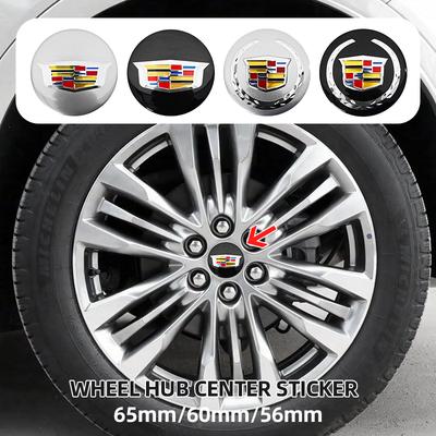4pcs 3D 56mm 60mm 65mm Car Wheel Hub Centre Cap For Badge Emblem Hub Center Cover Car Logo Sticker Styling Accessories