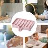 Bathroom Draining Soap Dish Double-layer Draining Soap Tray Space-Saving Shower Soap Storage Containers For Home Kitchen