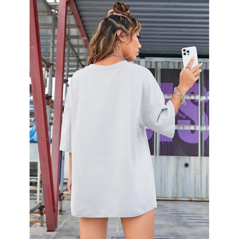 Citiți-mi tricoul Letter Street Hip Hop Tricouri Imprimate Femei Bumbac Marca Mânecă scurtă Respirabil Îmbrăcăminte casual pentru femei