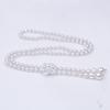 Single Row Imitation Pearl Waist Chain Dress Summer Belt Bow Buckle Pentagram Multi-Buckle Multi-Style
