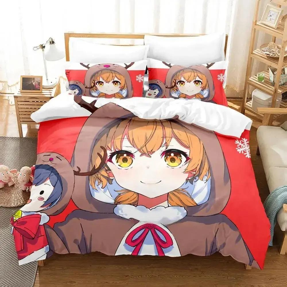 New Bloom Into You Bedding Set Single Twin Full Queen King Size Bed Set Adult Kid Bedroom Duvet Cover Sets Anime Bed Sheet Set