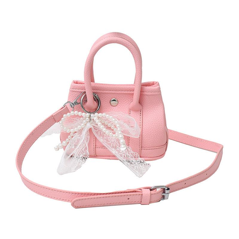 Urban Minimalist Pu Water Bucket Bag With Shoulder Strap For Commuting