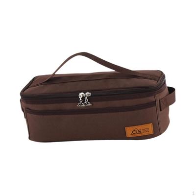 Camping Cutlery Carrier, Organizer Bag with Handle for Travel And Makeup