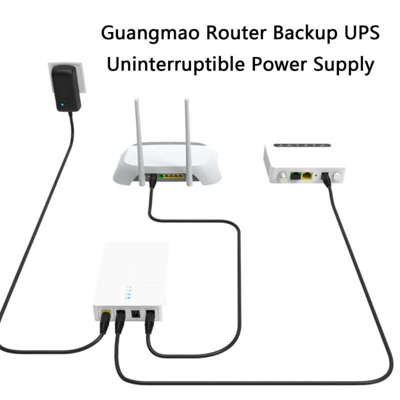 UPS Battery Backup For Routers And Modems Protecting Devices From High Or Low Voltages Damage In Home Or Office