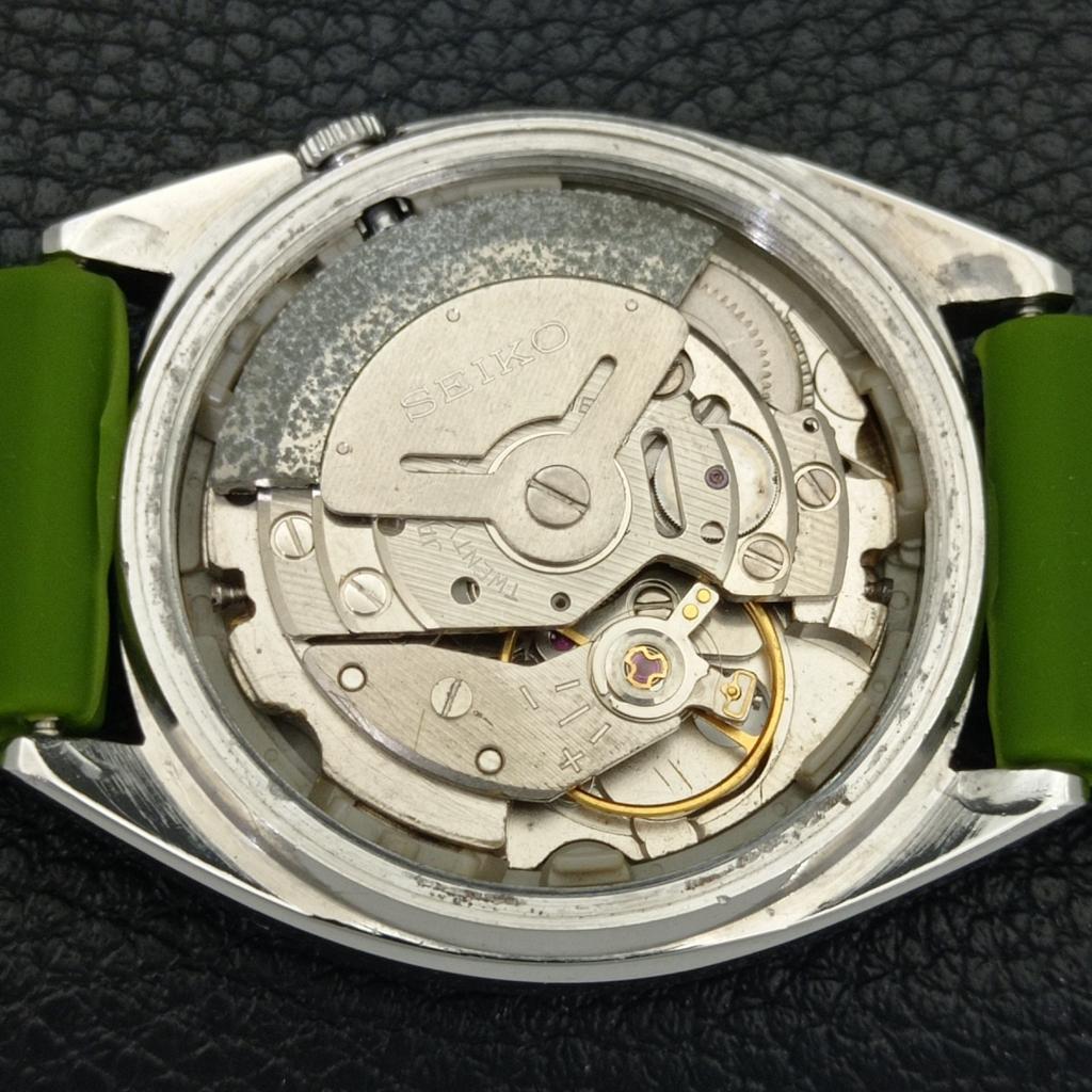 JAPAN VINTAGE SEIKO 5 AUTOMATIC 6349A MENS GREEN COLOR DIAL WATCH a702330-5 R124-a702330
