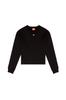 Sweatshirt Loose Fit D Logo A103930GRAC S Black 9XX (Diesel) Women's