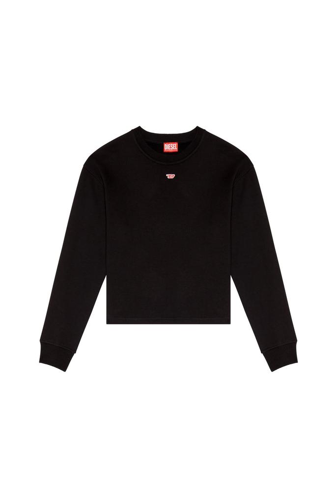 Sweatshirt Loose Fit D Logo A103930GRAC S Black 9XX (Diesel) Women's