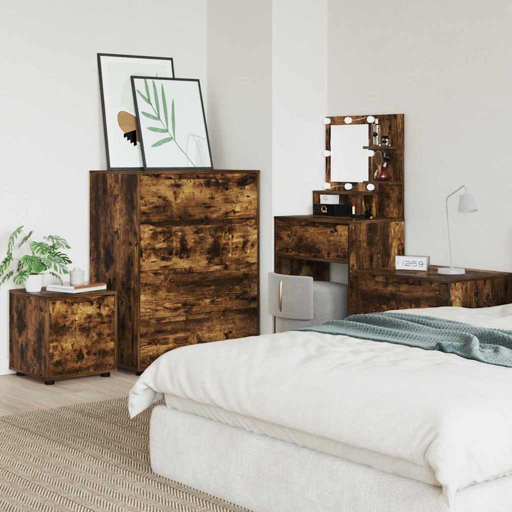 Bathroom Cabinet Smoked Oak 40.5 X 40 X 44 Cm