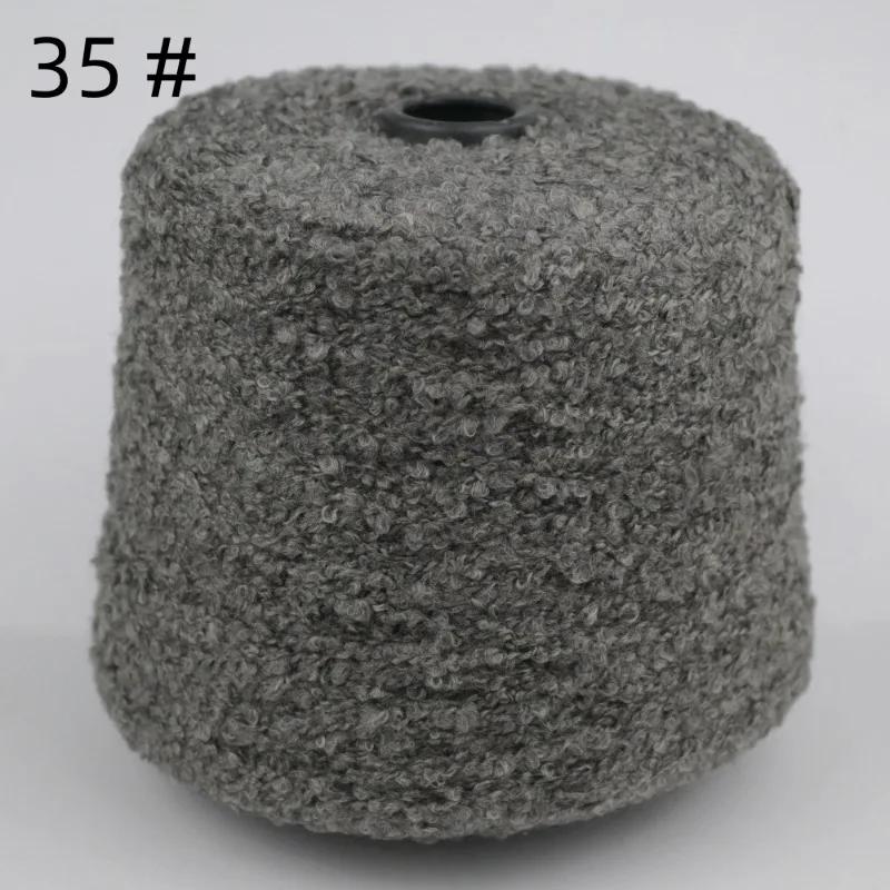 200g 460m Hand-braided Alpaca Loop Wool Yarn Thread Hand Knitting Wool Crochet Yarn for DIY Sweater Soft Smooth Yarn