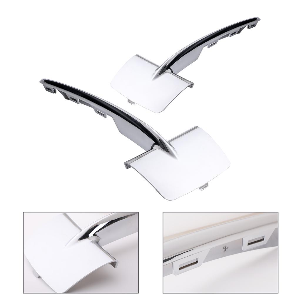 2X Front Bumpe Lower Grille Trim Molding For BMW F15 X5 2014-2018 51117325396