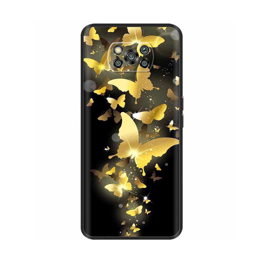 For Xiaomi Poco X3 NFC Case Printed Cartoon Silicone Back Cover Soft Bumper Phone Case For POCO X3 Pro X 3 TPU Case Funda 6.67''