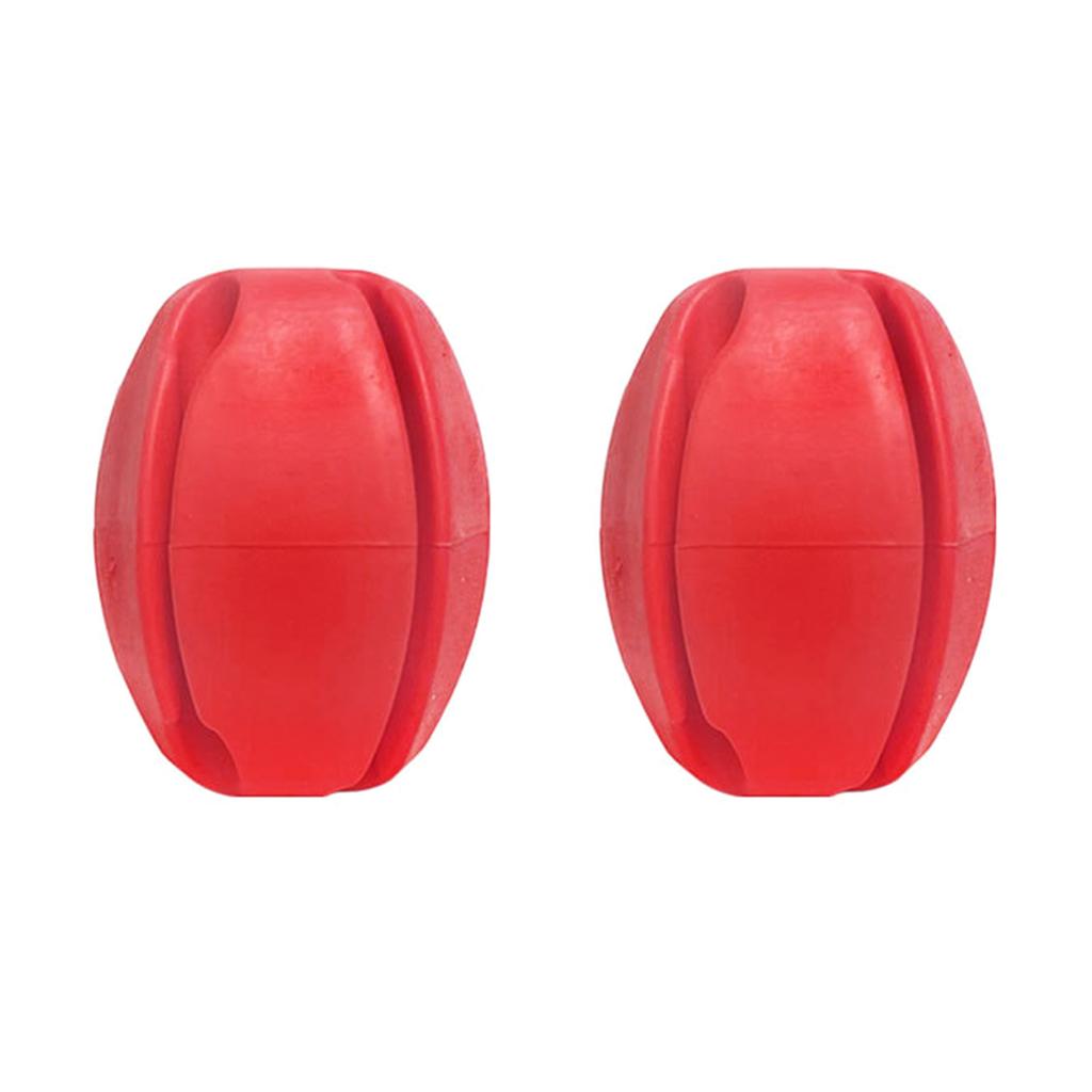 Reusable Fishing Rod Fixed Balls PVC Fishing Rod Holder Eggs-shaped Fishing Rod Tie Downs Clip Fishing Accessory Durable