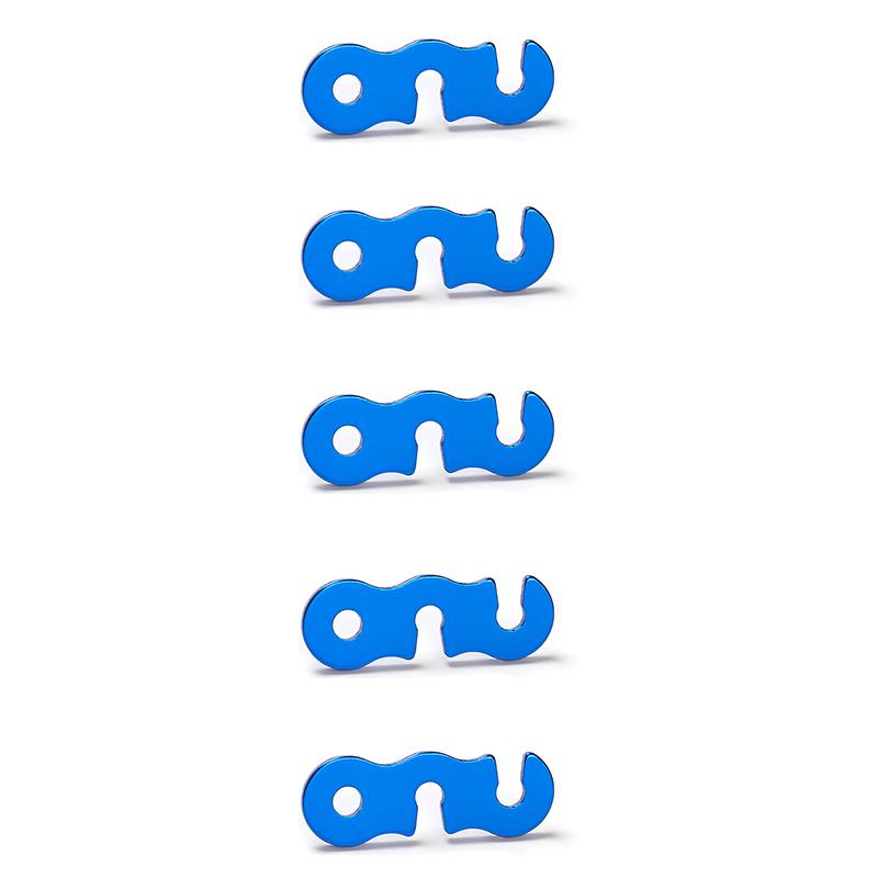 

Палатка из алюминиевого сплава, ветровая веревка, натяжители S-типа, крепеж, регулируемый шнур для кемпинга, веревка, пряжка, аксессуары для палаток на открытом воздухе Blue-5PCS