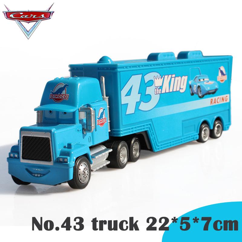 1:55 Pixar Cars 3 2 Classic Car Lightning McQueen Chick Hicks Finn Diecast Toys Children Birthday Gift Toys